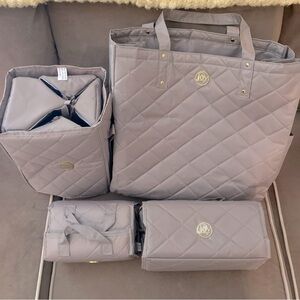 Women’s Designer Deluxe XL Organizer Tote Removable Organizers Travel Bag NWOT